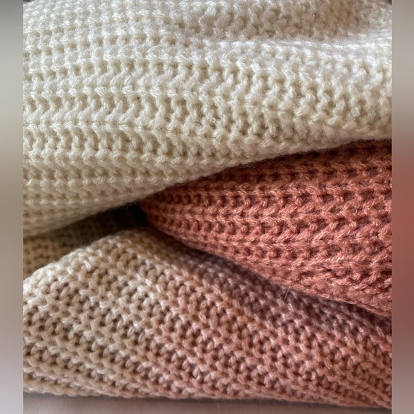 NWOT TORRID Ruana Knit Multi Color Dip Dye Sweater Wrap, Size OS - Picture 5 of 8